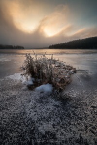 Matin d'hiver au lac Servières © Rafael Coutinho