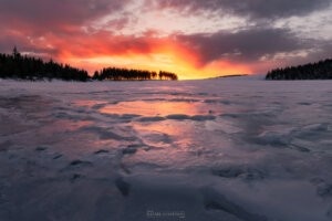 Lever de soleil lac Servières © Rafael Coutinho